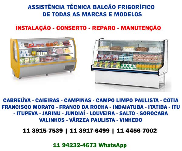 Assistência técnica Balcão Frigorífico