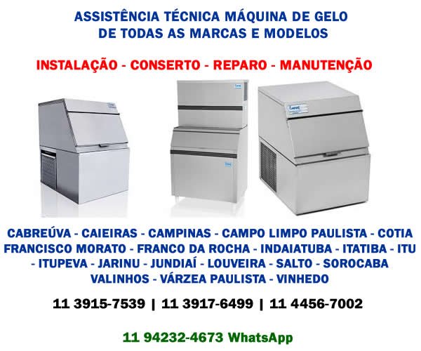 Assistência técnica máquina de gelo