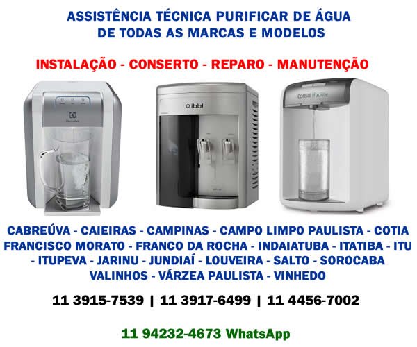 Assistência técnica purificador de água