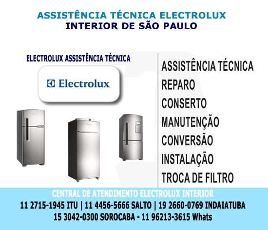 assistência técnica electrolux interior de são paulo